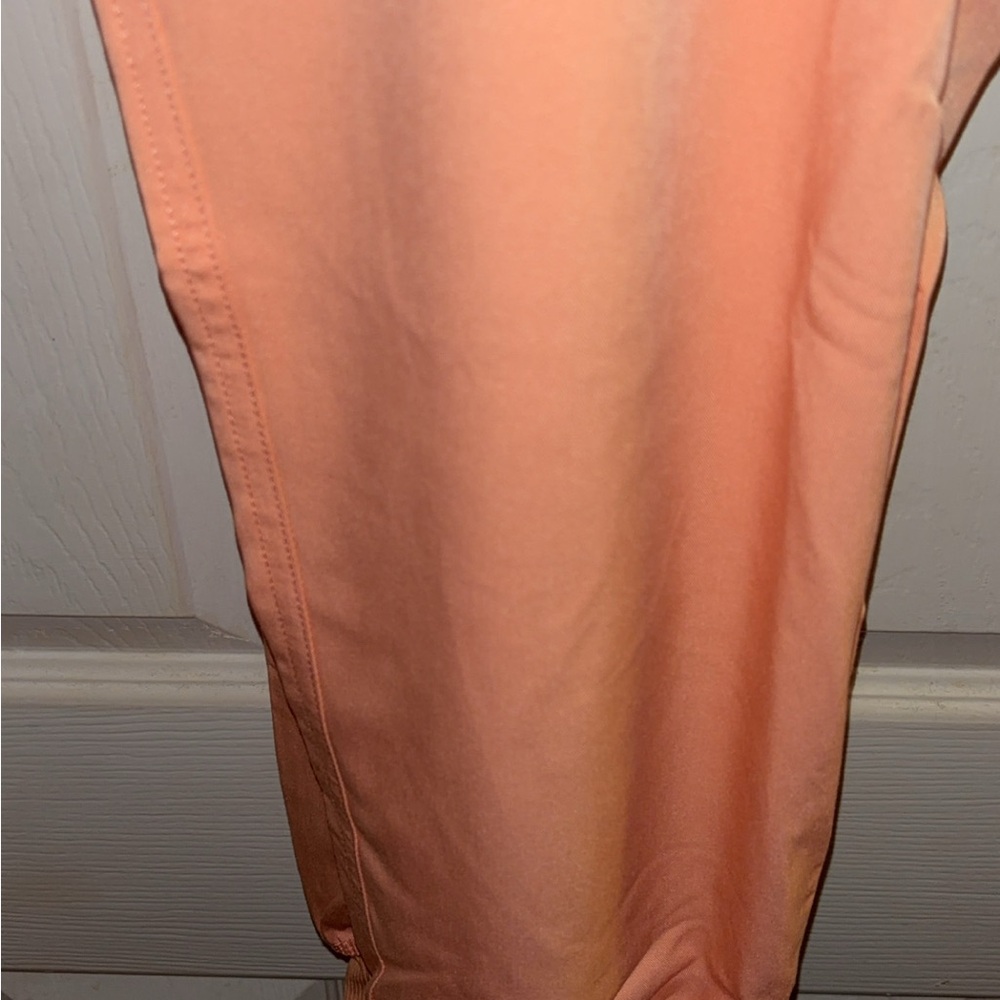 Peach med couture scrub joggers
